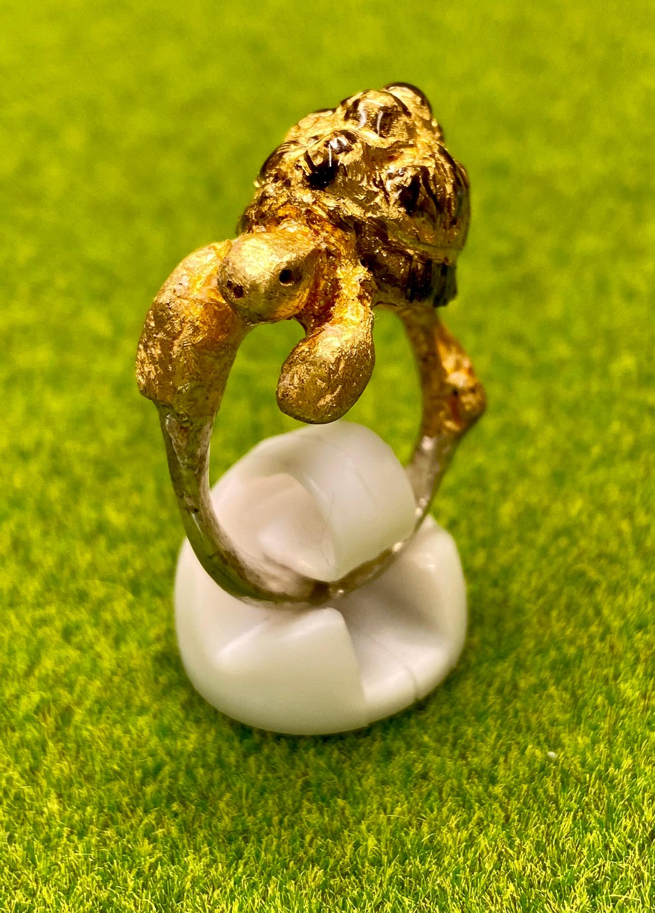 ホシガメリング    Free Size  k18メッキ仕様 | 3枚目